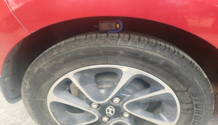 2018 Hyundai Grand i10 SPORTZ (O) AT 1.2 KAPPA VTVT, Petrol, Automatic, 46,933 km, tyre