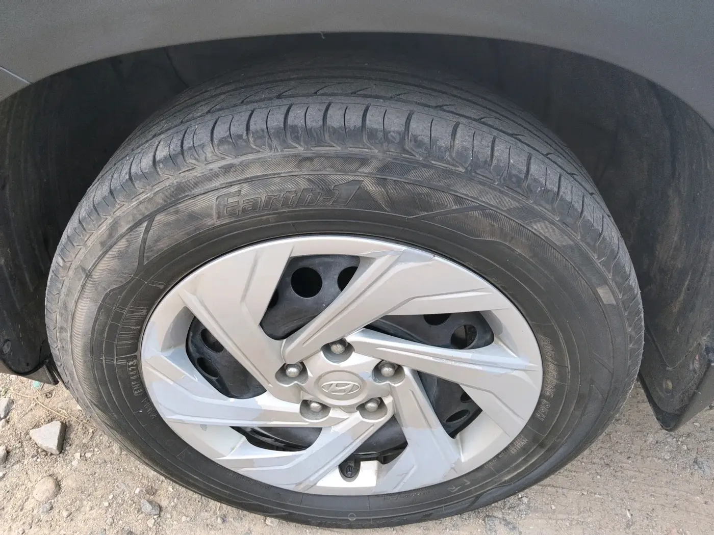 2022 Hyundai Creta E 1.5 DIESEL, Diesel, Manual, 1,32,549 km, tyre