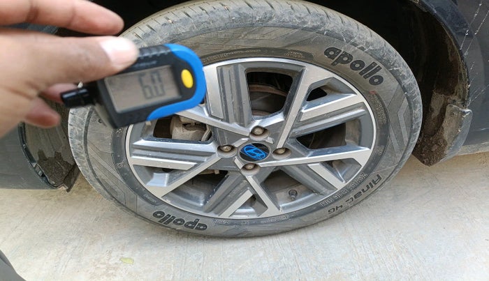 2023 Hyundai Verna SX(O) 1.5 MPI IVT , Petrol, Automatic, 23,581 km, tyre