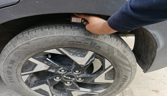 2023 KIA SONET X LINE 1.0 TURBO PETROL DCT, Petrol, Automatic, 9,794 km, tyre