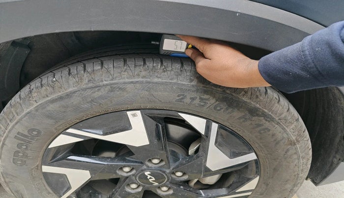 2023 KIA SONET X LINE 1.0 TURBO PETROL DCT, Petrol, Automatic, 9,794 km, tyre