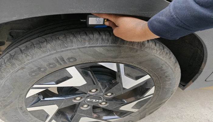 2023 KIA SONET X LINE 1.0 TURBO PETROL DCT, Petrol, Automatic, 9,794 km, tyre