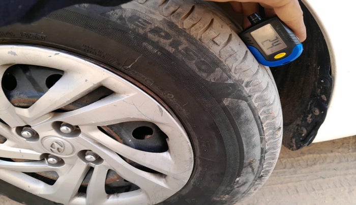 2020 Hyundai AURA S 1.2 CRDI, Diesel, Manual, 1,20,193 km, tyre