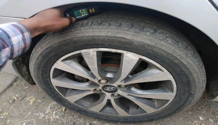 2013 Hyundai Verna FLUIDIC 1.6 VTVT SX OPT AT, Petrol, Automatic, 39,866 km, tyre