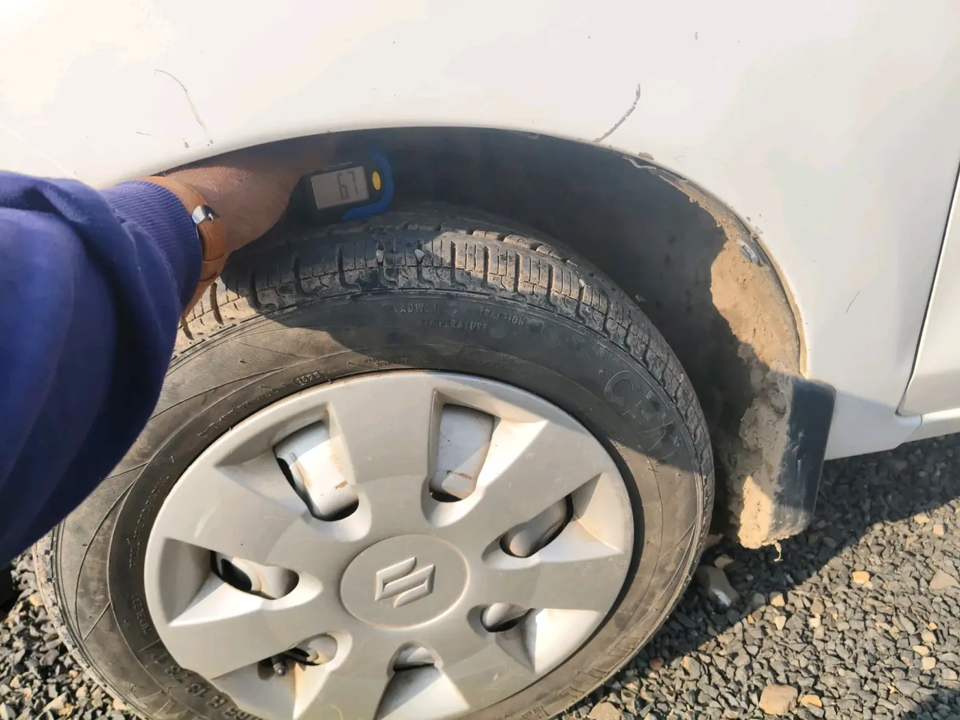 2019 Maruti Alto K10 LXI CNG, Petrol, Manual, 1,21,057 km, tyre