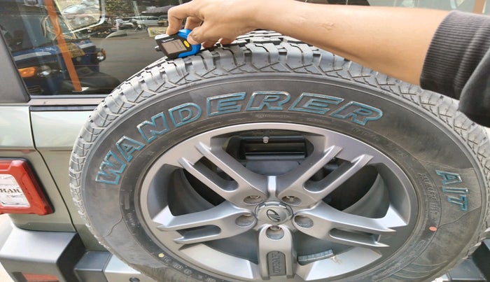 2021 Mahindra Thar LX PETROL HT 4WD AT, Petrol, Automatic, 27,533 km, tyre