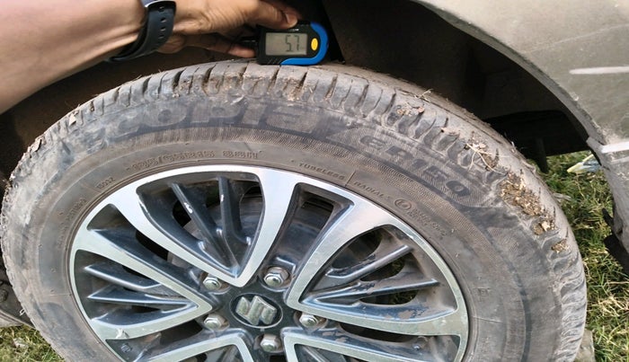 2024 Maruti Ertiga ZXI (O) CNG, Petrol, Manual, 22,840 km, tyre