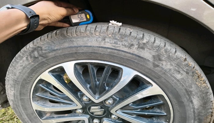 2024 Maruti Ertiga ZXI (O) CNG, Petrol, Manual, 22,840 km, tyre