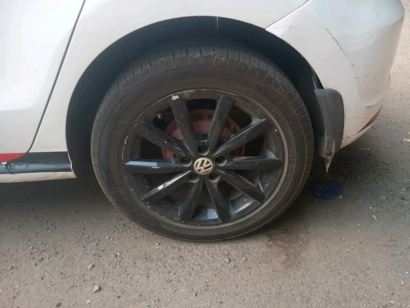 2018 Volkswagen Polo GT TSI AT, Petrol, Automatic, 1,23,853 km, tyre