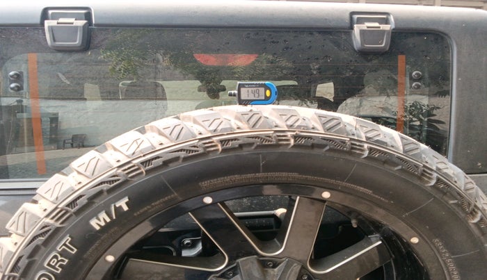 2022 Mahindra Thar LX PETROL HT 4WD AT, Petrol, Automatic, 14,902 km, tyre