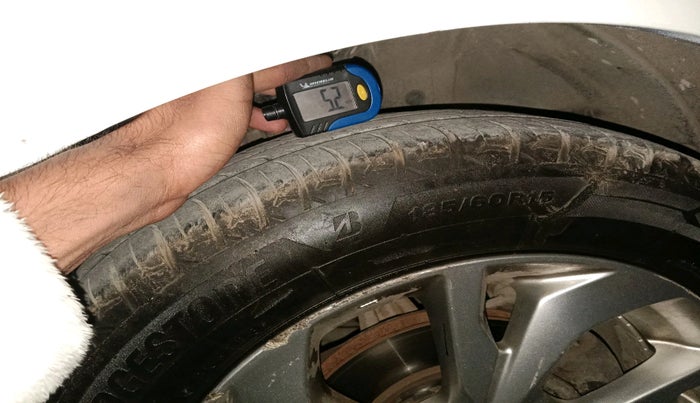 2018 Honda Amaze 1.5L I-DTEC V CVT, Diesel, Automatic, 1,76,550 km, tyre