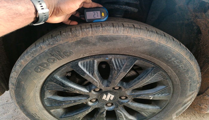 2021 Maruti Vitara Brezza ZXI, Petrol, Manual, 77,759 km, tyre