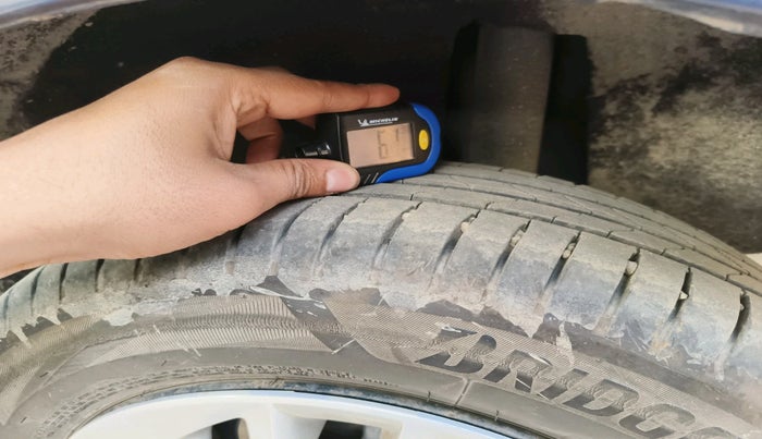 2017 Maruti Baleno DELTA CVT PETROL 1.2, Petrol, Automatic, 53,986 km, tyre