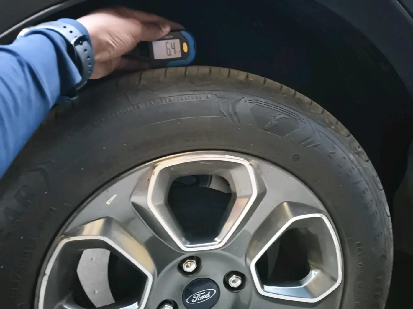 2020 Ford Ecosport TITANIUM 1.5 SPORTS(SUNROOF) PETROL, Petrol, Manual, 21,618 km, tyre