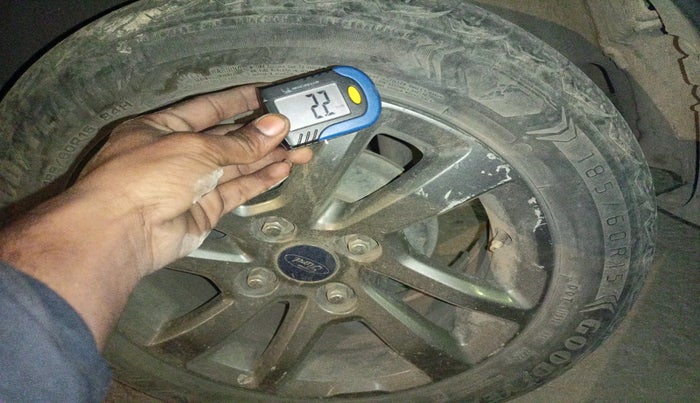 2018 Ford FREESTYLE TITANIUM 1.2 PETROL, Petrol, Manual, 1,39,065 km, tyre