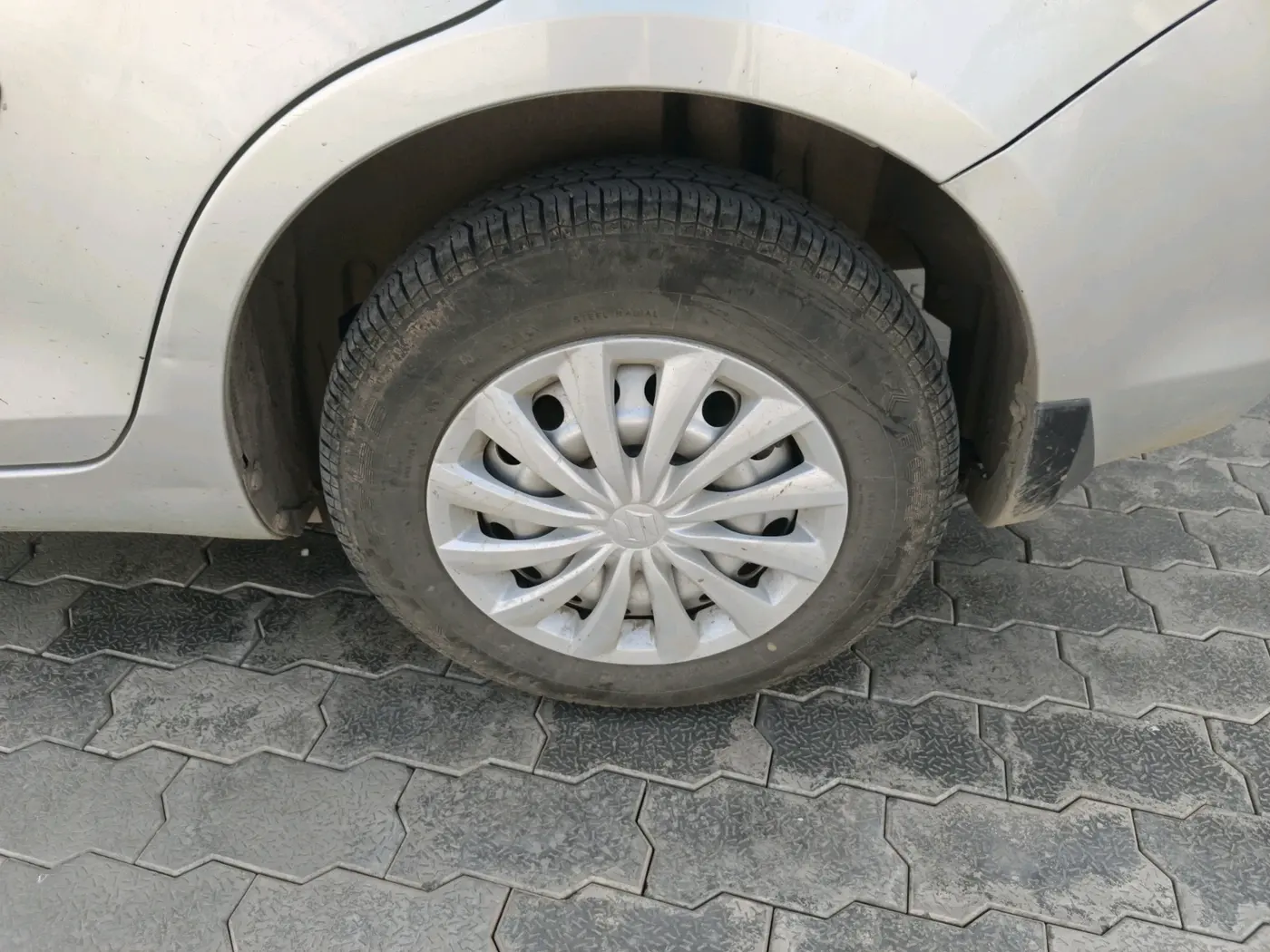 2020 Maruti Swift Dzire TOUR S PETROL, Petrol, Manual, 94,023 km, tyre