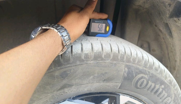 2023 Maruti BREZZA ZXI + SMART HYBRID, Petrol, Manual, 1,22,224 km, tyre