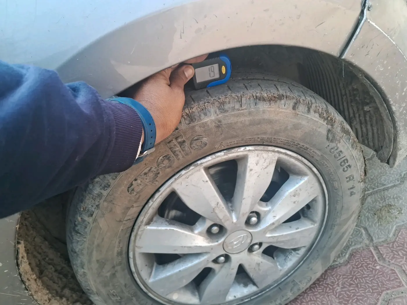 2013 Hyundai i20 SPORTZ 1.2, Petrol, Manual, 53,865 km, tyre