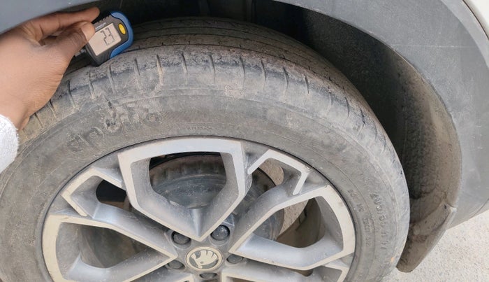 2022 Skoda KUSHAQ STYLE 1.0L TSI AT, Petrol, Automatic, 44,110 km, tyre