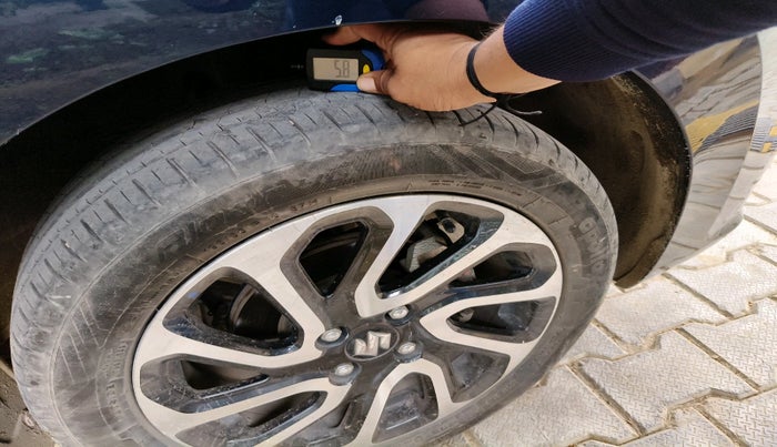 2023 Maruti Baleno ALPHA 1.2 AGS, Petrol, Automatic, 33,832 km, tyre