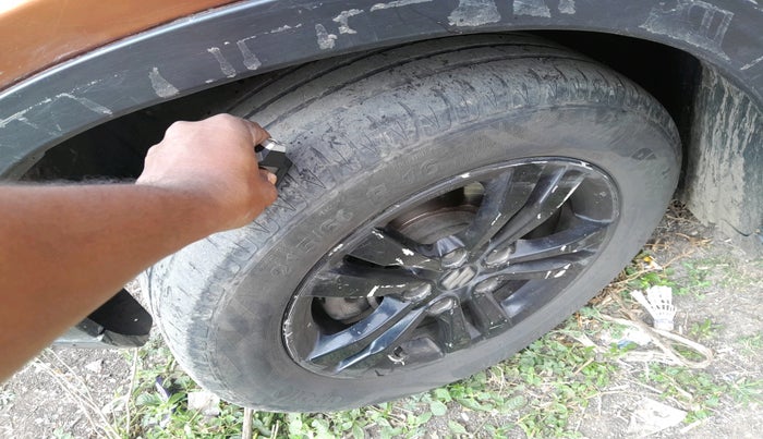 2018 Maruti Vitara Brezza ZDI PLUS AMT, Diesel, Automatic, 1,23,522 km, tyre