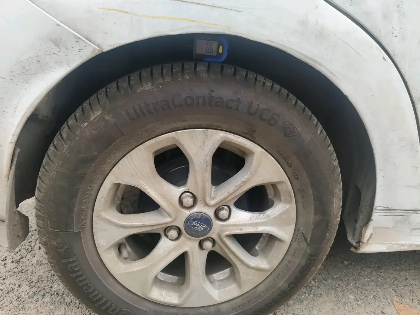 2017 Ford Figo Aspire TITANIUM1.5 DIESEL, Diesel, Manual, 1,03,921 km, tyre
