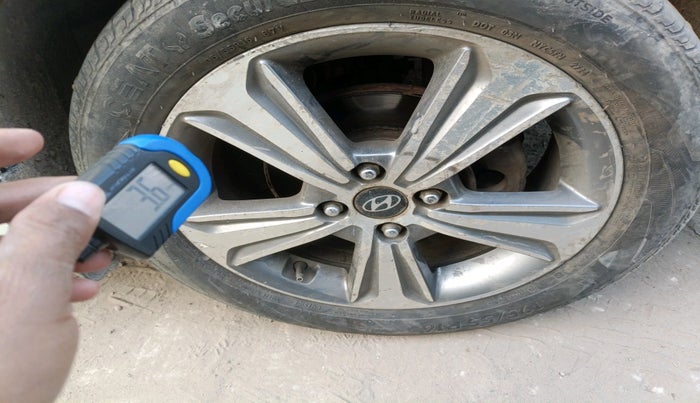 2018 Hyundai Verna 1.4 E PETROL, Petrol, Manual, 1,18,561 km, tyre