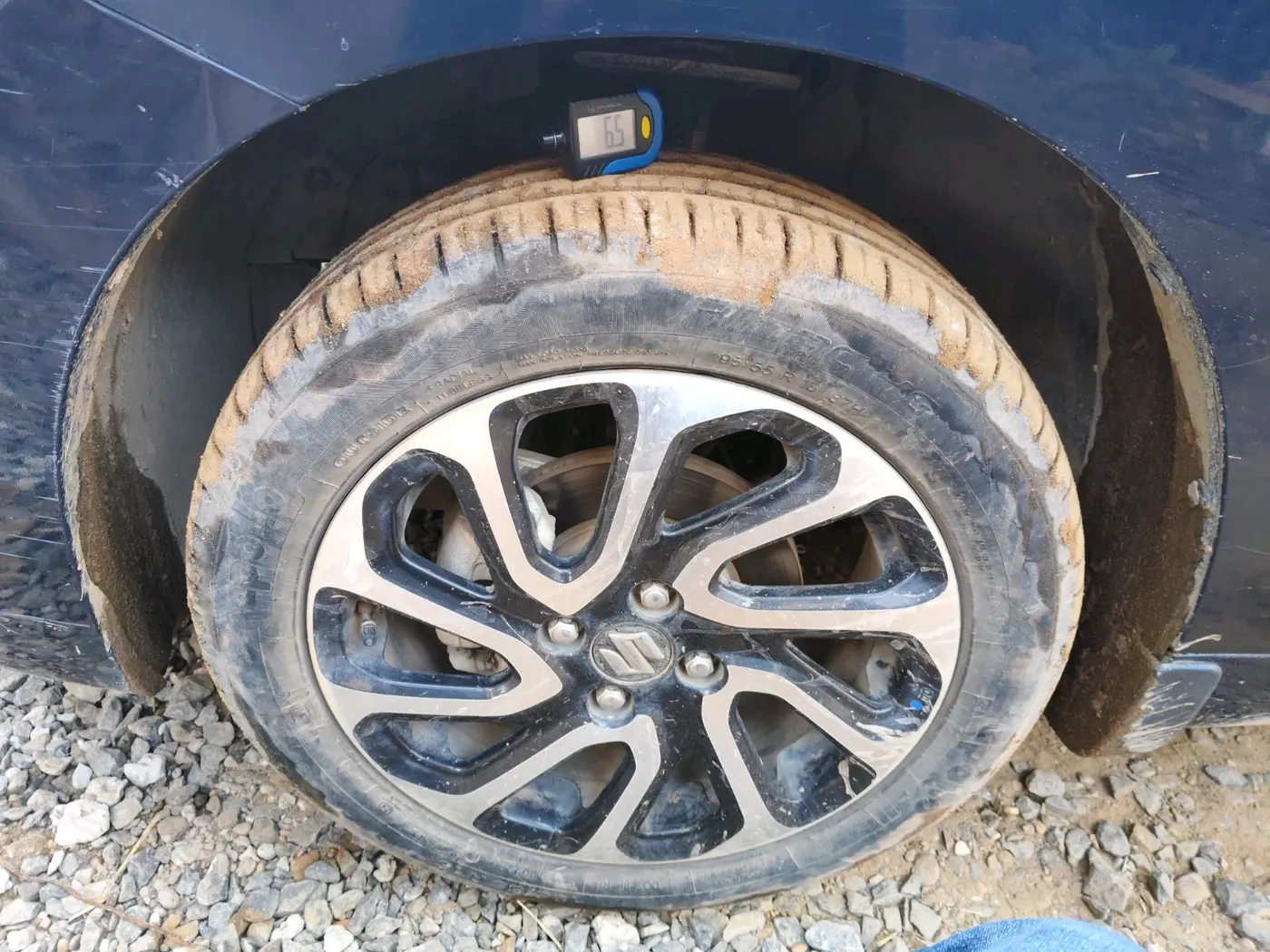 2022 Maruti Baleno ALPHA PETROL 1.2, Petrol, Manual, 30,572 km, tyre