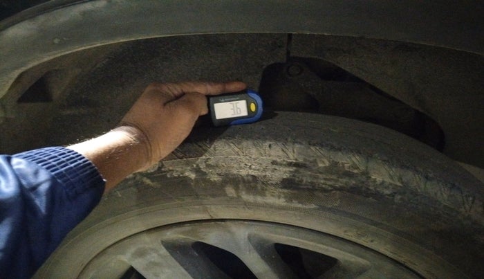 2022 Tata Harrier XZA PLUS 2.0L DARK EDITION, Diesel, Automatic, 93,691 km, tyre