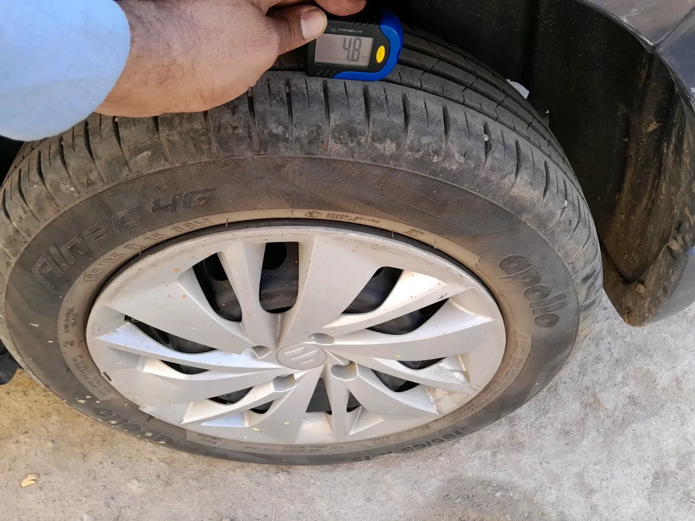 2023 Maruti Baleno DELTA PETROL 1.2, Petrol, Manual, 51,766 km, tyre