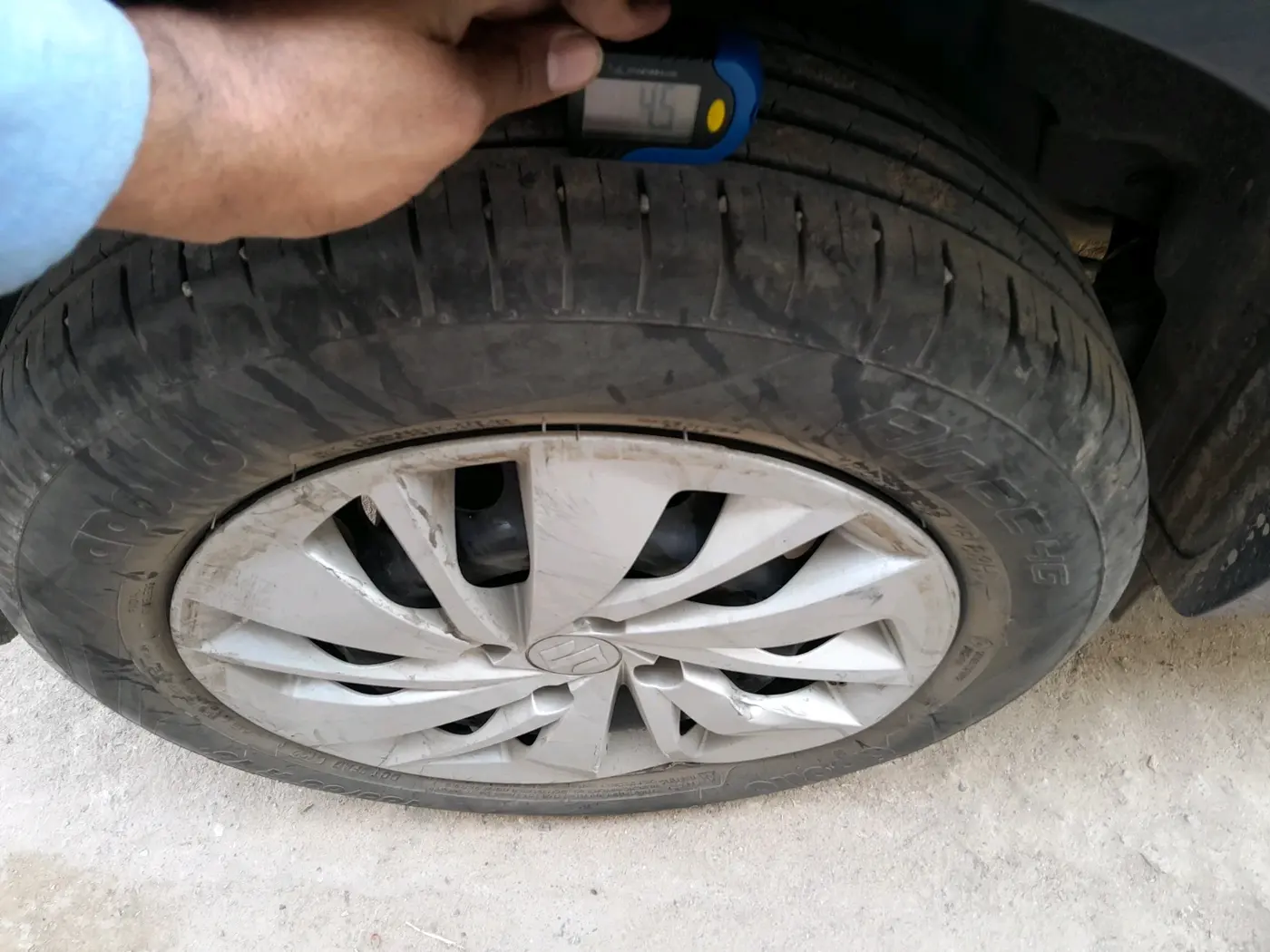 2023 Maruti Baleno DELTA PETROL 1.2, Petrol, Manual, 51,766 km, tyre