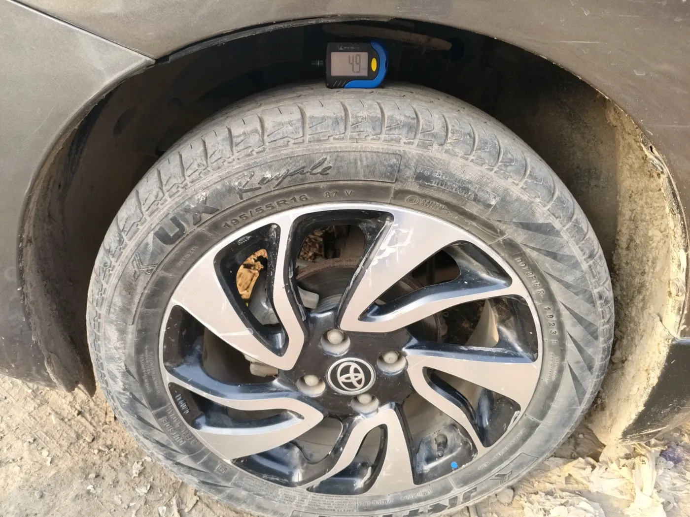 2021 Toyota Glanza G, Petrol, Manual, 85,384 km, tyre