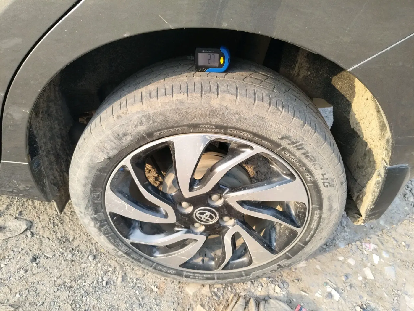 2021 Toyota Glanza G, Petrol, Manual, 85,384 km, tyre