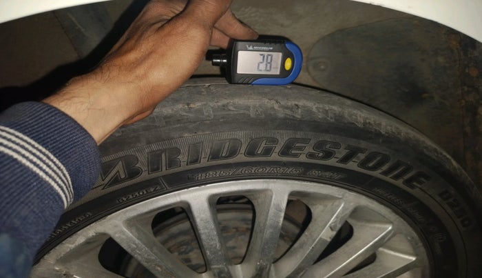 2015 Tata Zest XT PETROL, Petrol, Manual, 1,12,591 km, tyre