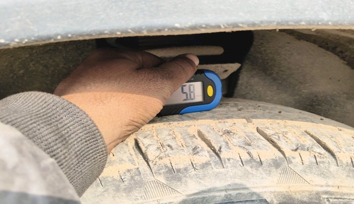 2021 Tata Harrier XZA PLUS 2.0L DARK EDITION, Diesel, Automatic, 1,30,451 km, tyre