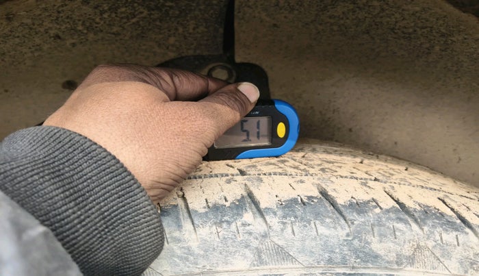 2021 Tata Harrier XZA PLUS 2.0L DARK EDITION, Diesel, Automatic, 1,30,451 km, tyre