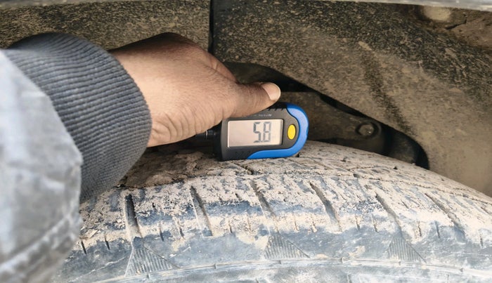 2021 Tata Harrier XZA PLUS 2.0L DARK EDITION, Diesel, Automatic, 1,30,451 km, tyre