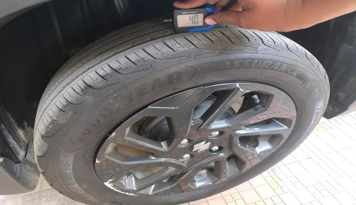 2023 Maruti FRONX DELTA PLUS 1.2L AGS, Petrol, Automatic, 16,312 km, tyre