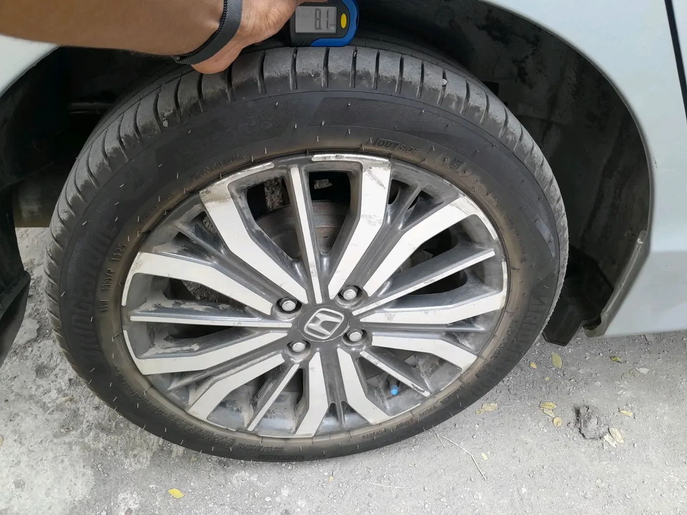 2019 Honda City 1.5L I-VTEC ZX, Petrol, Manual, 1,03,590 km, tyre