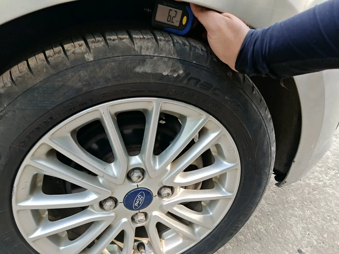 2019 Ford Figo Aspire TITANIUM 1.5 PETROL AT, Petrol, Automatic, 28,932 km, tyre