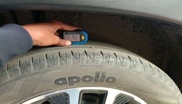 2021 Maruti Vitara Brezza ZXI PLUS AT DUAL TONE SHVS, Petrol, Automatic, 62,063 km, tyre