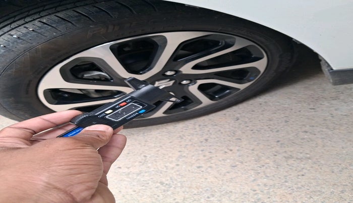 2024 Maruti Baleno ALPHA 1.2 AGS, Petrol, Automatic, 7,972 km, tyre