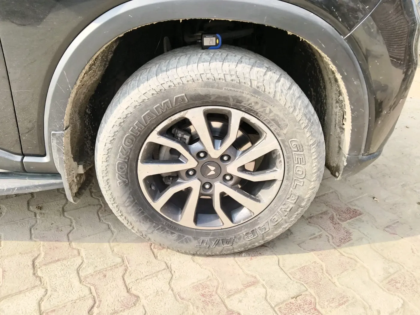 2024 Mahindra SCORPIO-N Z6 DIESEL MT 2WD 7 STR, Diesel, Manual, 77,694 km, tyre