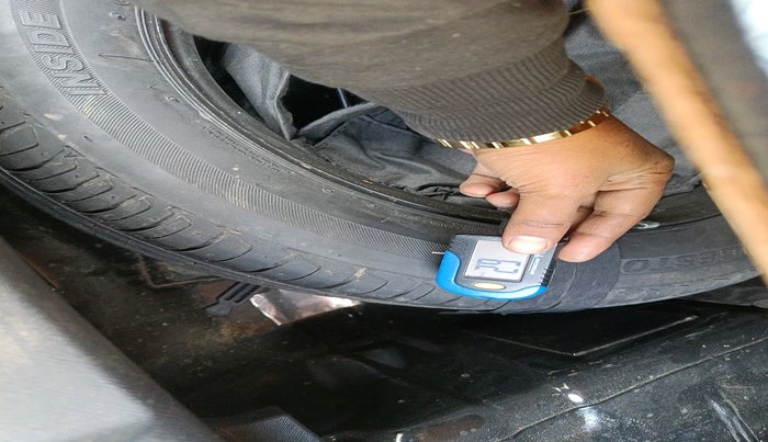 2024 Tata NEXON Creative Plus 1.2 Revotron 7DCA Dark Edition, Petrol, Automatic, 45,000 km, tyre