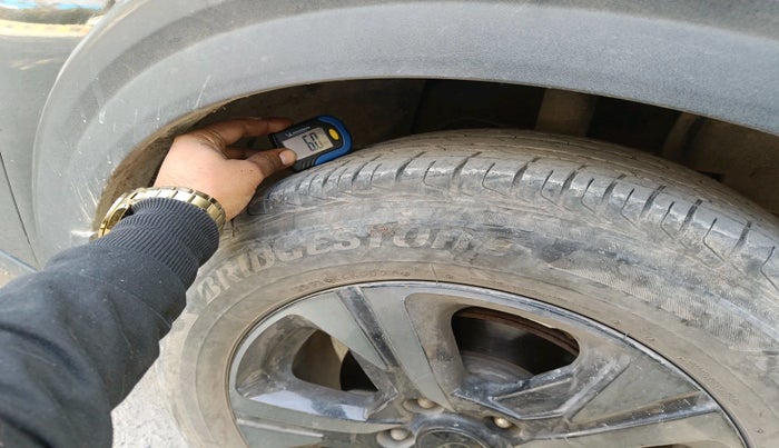 2024 Tata NEXON Creative Plus 1.2 Revotron 7DCA Dark Edition, Petrol, Automatic, 45,000 km, tyre