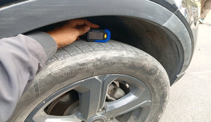 2021 Tata NEXON XZ PLUS PETROL DARK EDITION, Petrol, Manual, 46,595 km, tyre