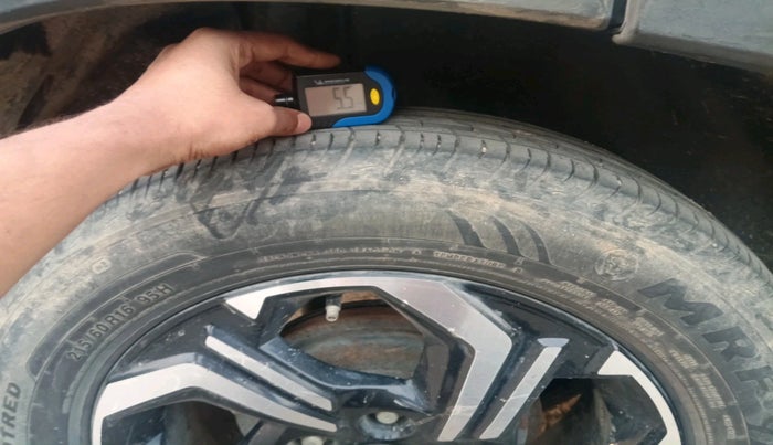 2023 Maruti BREZZA ZXI + SMART HYBRID, Petrol, Manual, 68,047 km, tyre