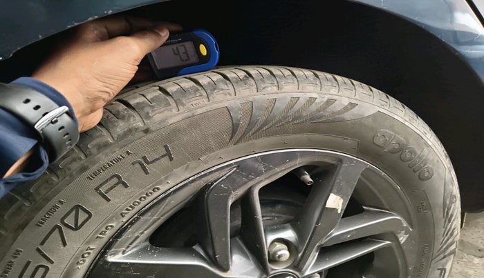 2021 Hyundai GRAND I10 NIOS SPORTZ AMT 1.2 KAPPA VTVT, Petrol, Automatic, 28,522 km, tyre