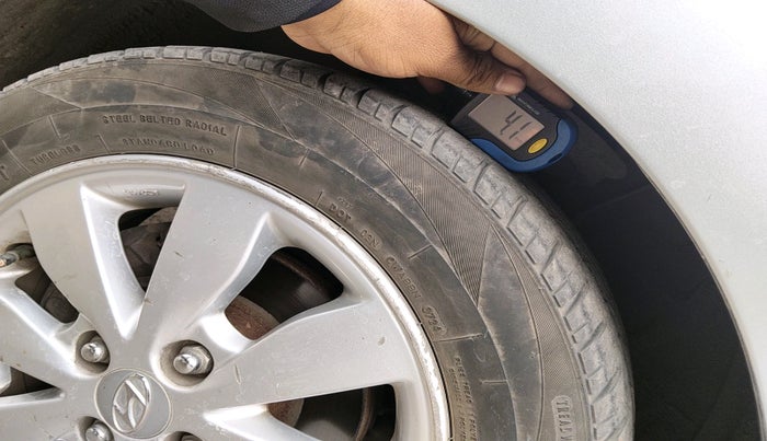 2014 Hyundai Xcent S AT 1.2, Petrol, Automatic, 72,444 km, tyre