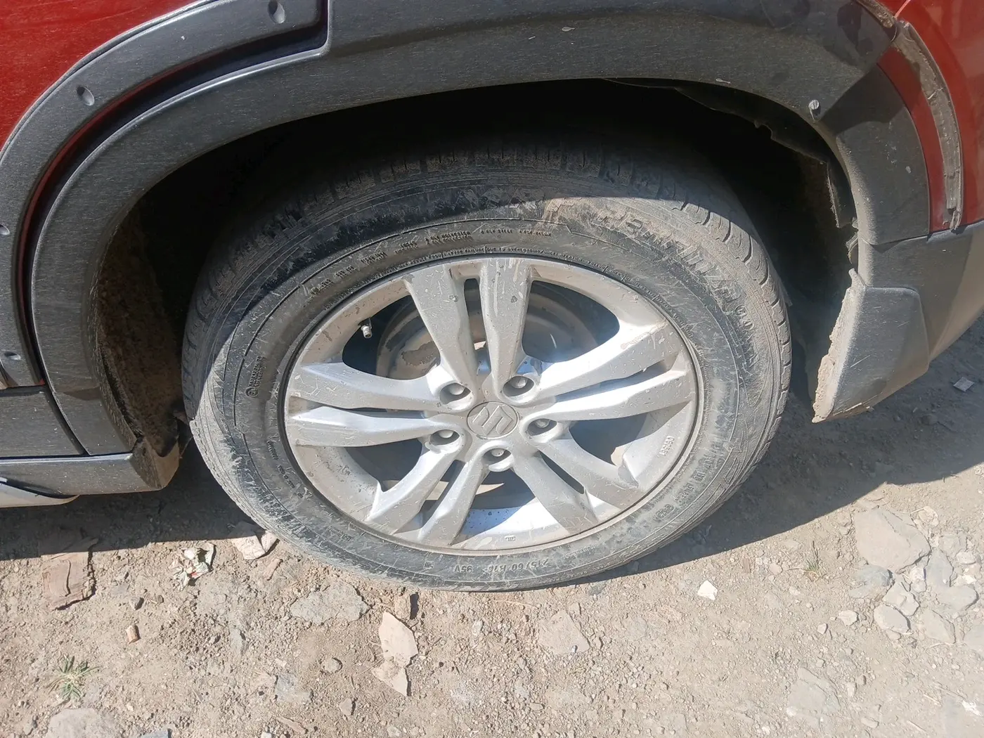 2016 Maruti Vitara Brezza ZDI PLUS, Diesel, Manual, 1,36,845 km, tyre